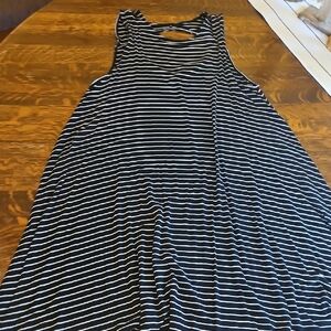 American Eagle Outfitters Black and White Striped Top